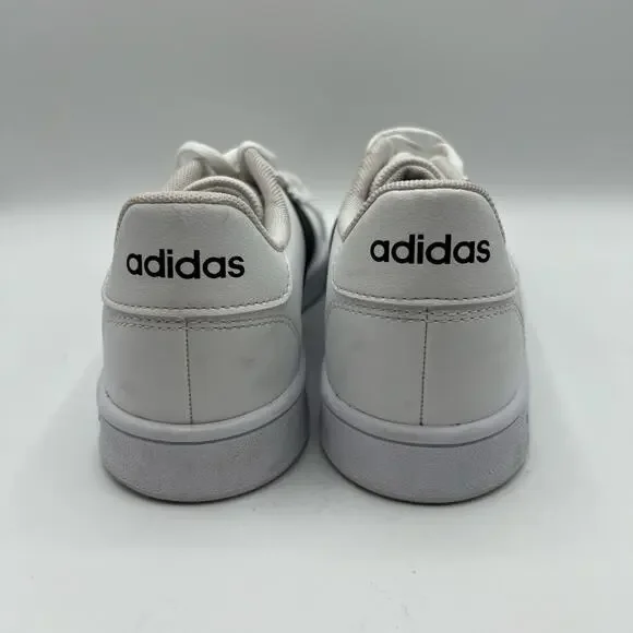 Adidas EF0103 Grand Court White Black Stripes Shoes | US Size 3.5 Women's 5 - Picture 4 of 10